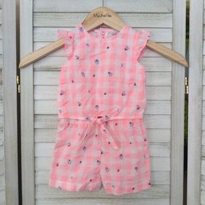Carter's Gingham Picnic Romper